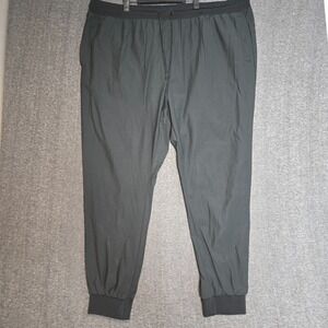 Society Of One DXL Joggers Pants Trousers Big & Tall Performance Black 3XLT